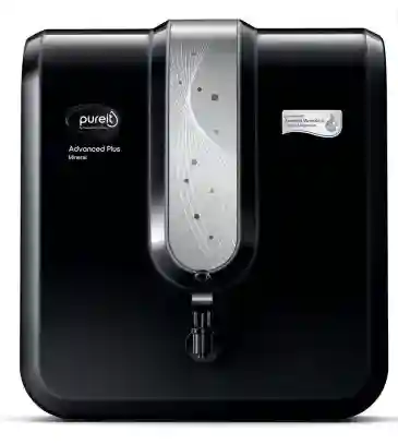 Pureit Advanced Plus 5 L RO + UV + Minerals Water Purifier Suitable for all - Borewell, Tanker, Municipality Water (Black)